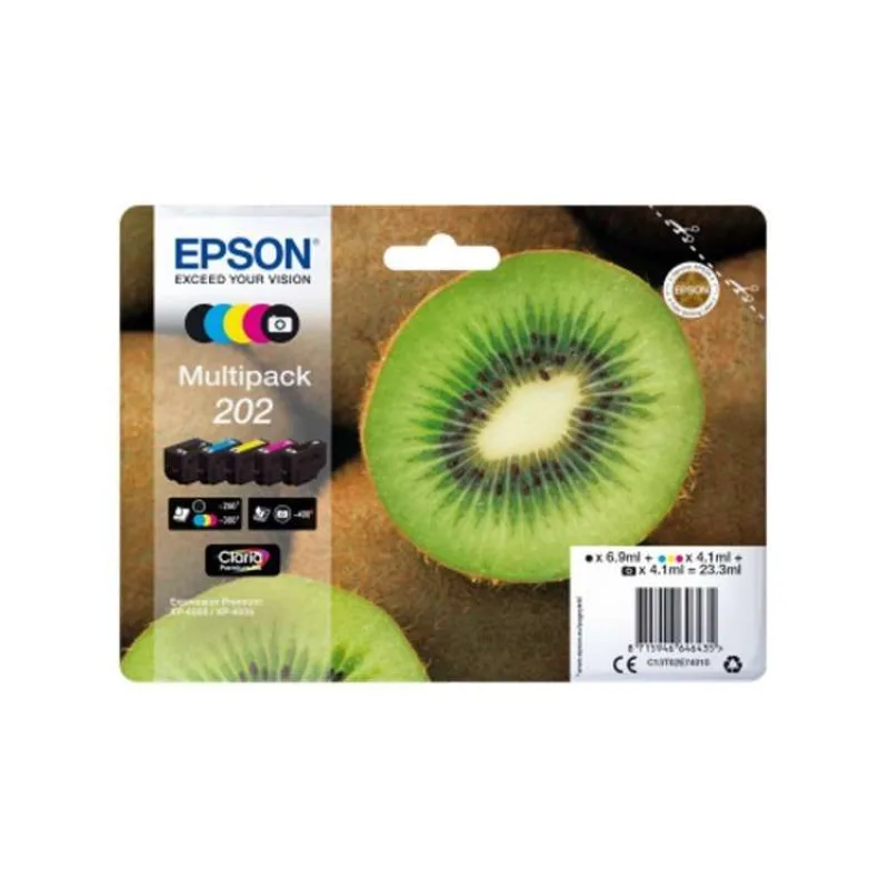 EPSON cartridge T02E7 (5color) multipack (kiwi) (C13T02E74010)