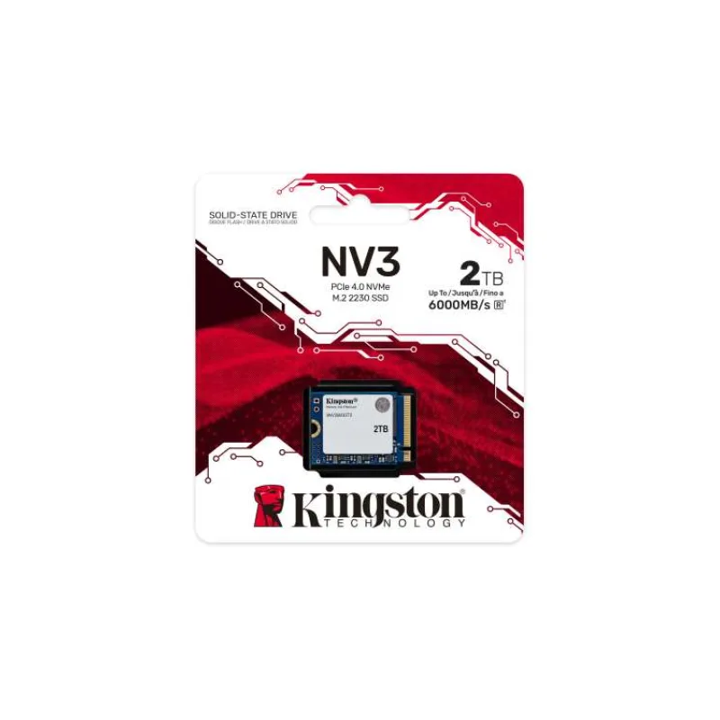 Kingston NV3 2230/2TB/SSD/SAS/M.2 NVMe/5R (SNV3SM3/2T0)