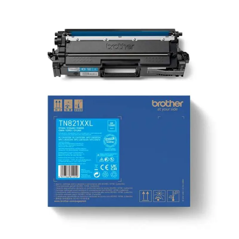 toner BROTHER TN-821XXL Cyan HL-L9430CDN/L9470CDN, MFC-L9630CDN/L9670CDN (12000 str.) (TN821XXLC)