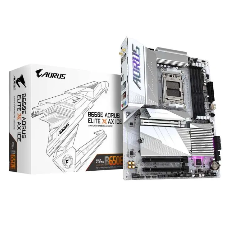 Gigabyte AORUS B650E ELITE X ICE, AMD B650E, AM5, 4xDDR5, ATX (B650E A ELITE X ICE)