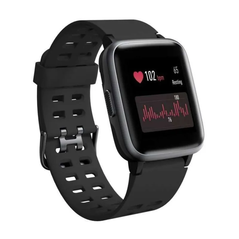 UMAX chytré hodinky U-Band P2 Black/ 1,3" IPS/ Bluetooth 4.2/ nRF52840/ ATM5/ iOS 8.0 +/ Android 4.3 +/ app Veryfit PRO (UB530)