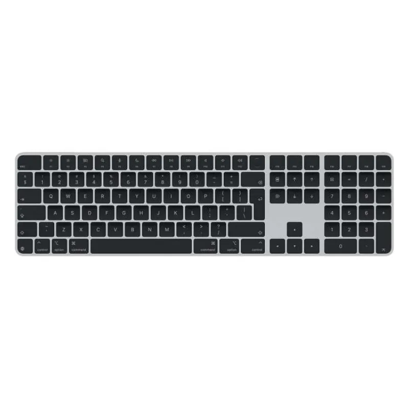 Apple Magic Keyboard Numeric Touch ID/Bezdrôtová Bluetooth/IE layout/Čierna (MXK83Z/A)