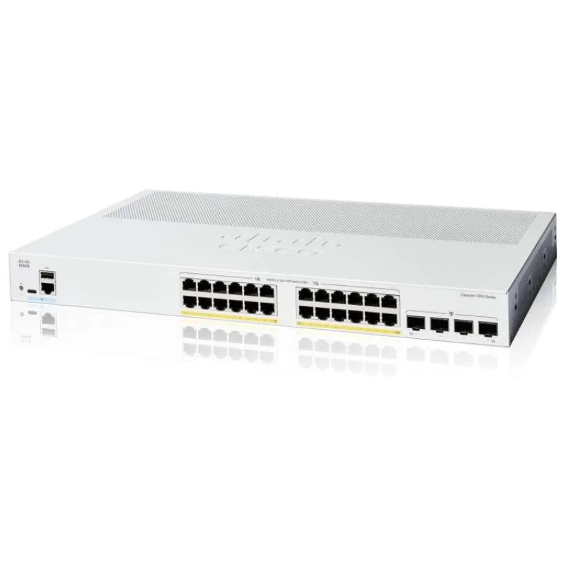 Cisco Catalyst switch C1200-24FP-4X (24xGbE,4xSFP+,24xPoE+,375W) - REFRESH (C1200-24FP-4X-RF)