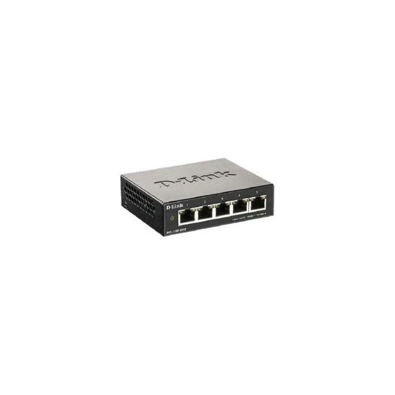 D-Link DGS-1100-05V2/E 5-Port Gigabit Smart Managed Switch- 5-Port 100BaseTX Auto-Negotiating 10/100/1000Mbps Switch (DGS-1100-05V2/E)