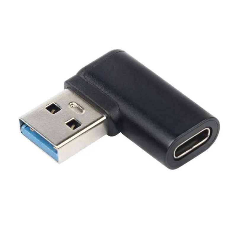 PremiumCord USB-C na USB3.0 typ A (F/M), 90° zakrivený (kur31-26)