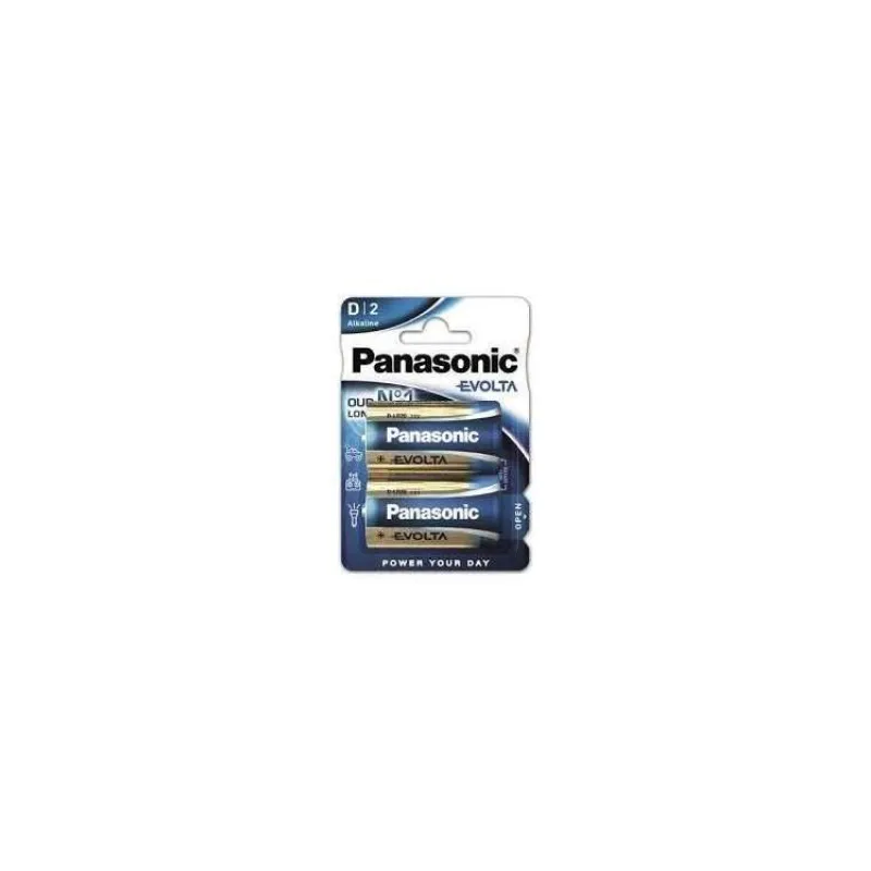 PANASONIC Alkalické baterie EVOLTA Platinum LR20EGE/2BP D 1,5V (Blistr 2ks) (2791,00)