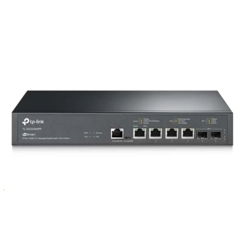 TP-Link TL-SX3206HPP 4x10G 2xSFP+ L2+ POE++ Omada SDN (TL-SX3206HPP)