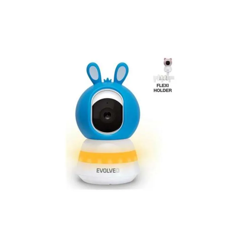 EVOLVEO Baby Monitor LUX- Chytrá 360 ° videoopatrovateľka s nočným videním, detekciou plače a pohybu, modrá (CAM-LUX-B)