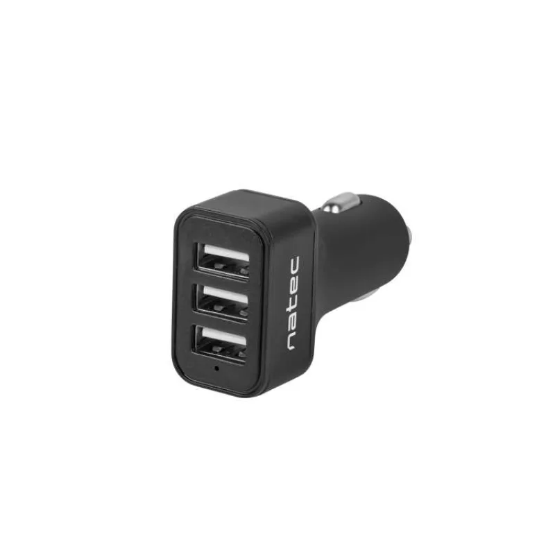 Natec nabíječka do auta CONEY, 2XUSB, 1XUSB-C, 84W (NUC-1981)