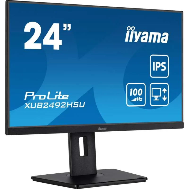 iiyama ProLite/XUB2492HSU-B6/23,8"/IPS/FHD/100Hz/0,4ms/Black/3R (XUB2492HSU-B6)