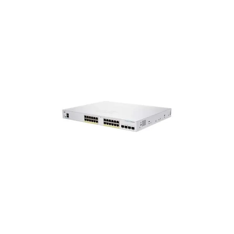 Cisco switch CBS250-24P-4G (24xGbE,4xSFP,24xPoE+,195W,fanless) - REFRESH (CBS250-24P-4G-EU-RF)