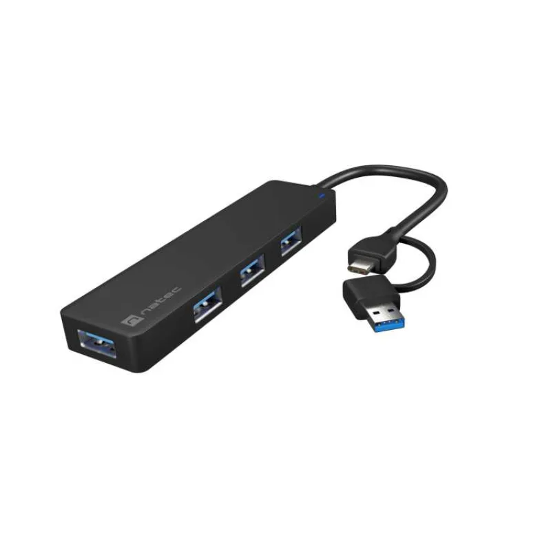 Rozbočovač Natec MAYFLY 4xUSB-A 3.0 HUB + USB-A adaptér (NHU-2023)