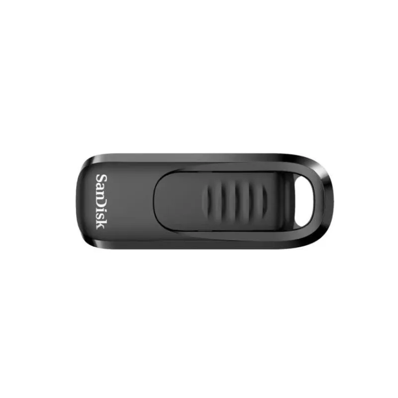 SanDisk Flash Disk 256GB Ultra Slider, USB-C 3.2, Černá (SDCZ480-256G-G46)