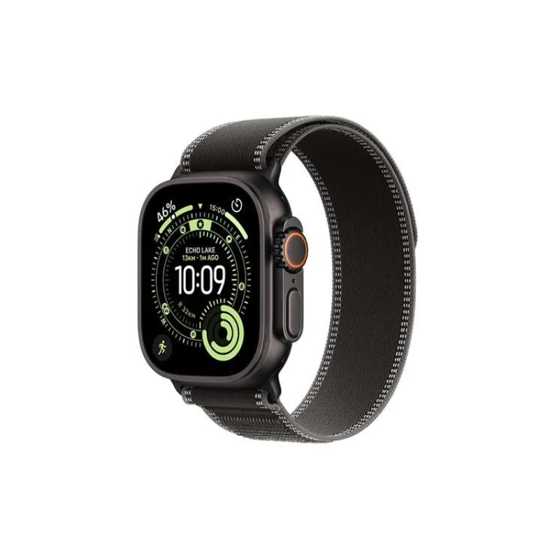 Apple Watch Ultra 3 GPS + Cellular 49mm Čierny titán s čiernym trailovým ťahom - S/M (MF1D4QC/A)