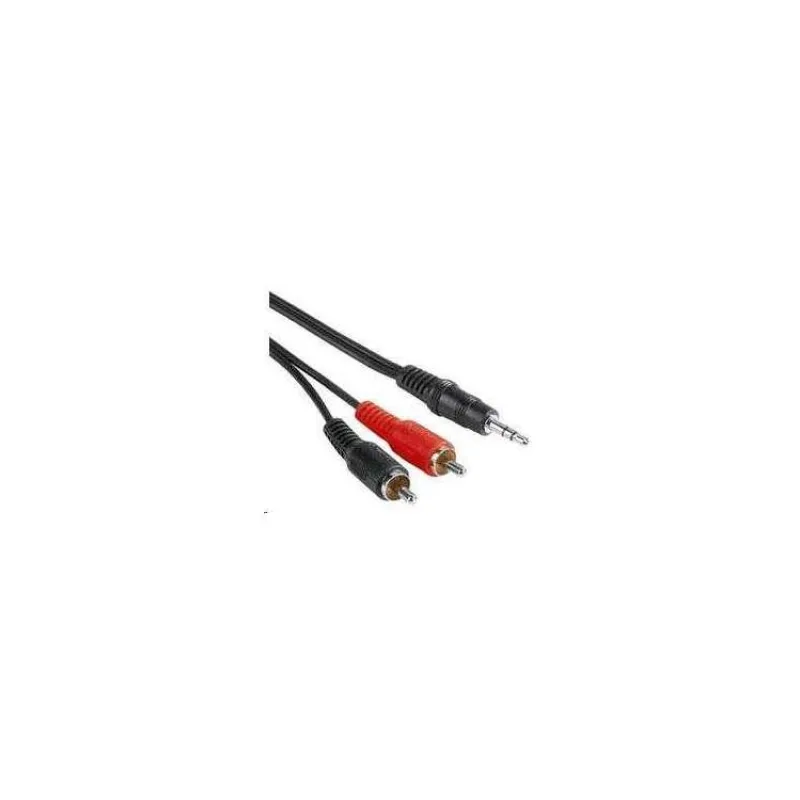 PremiumCord Kabel Jack 3.5mm-2xCINCH M/M 5m (kjackcin5)