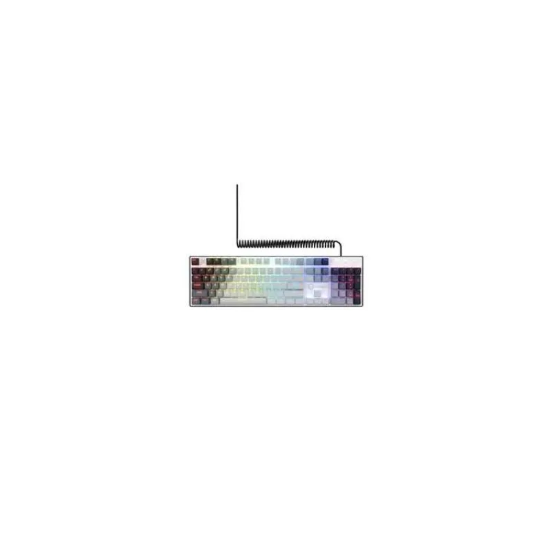 Lorgar Azar 514, mechanická herná klávesnica, RGB podsvietenie, 18 režimov, USB-C, biela (LRG-GK514W-US)