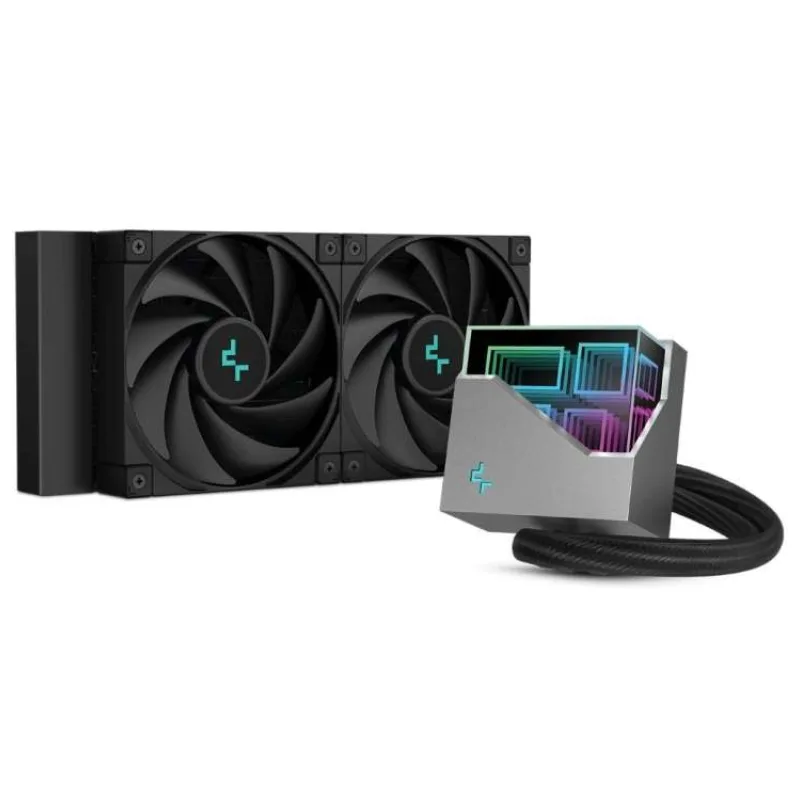 DEEPCOOL vodní chladič LT520 / 2x120 mm fan / ARGB / Intel i AMD (R-LT520-BKAMNF-G-1)