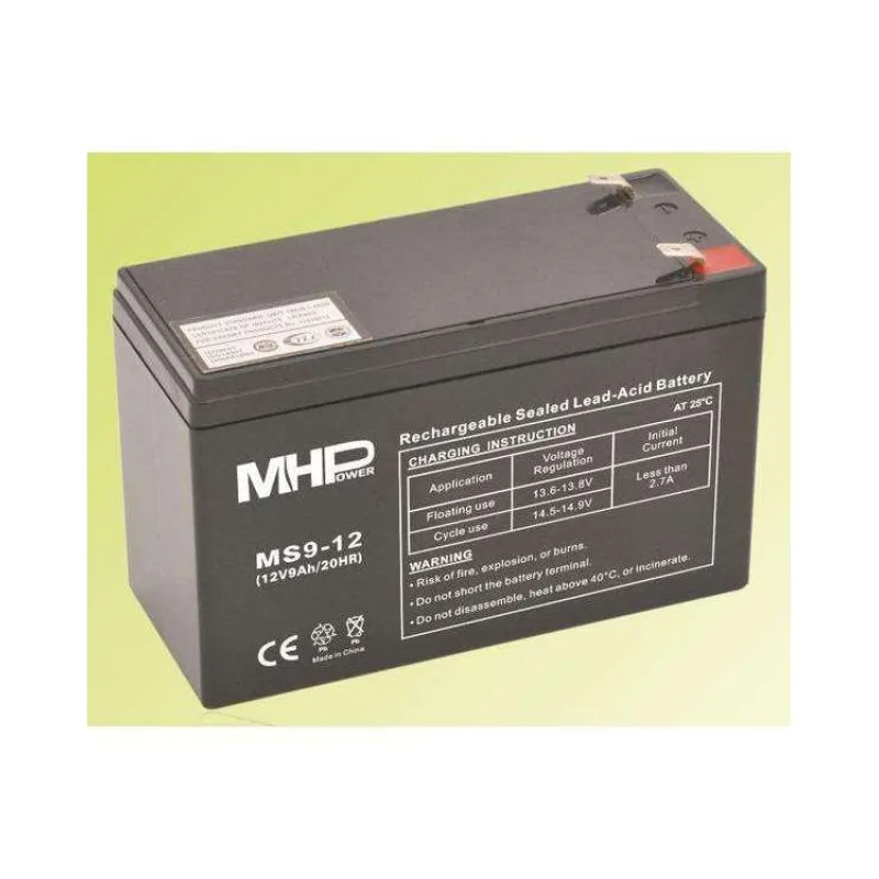 Pb akumulátor MHPower VRLA AGM 12V/9Ah (MS9-12) (MS9-12)