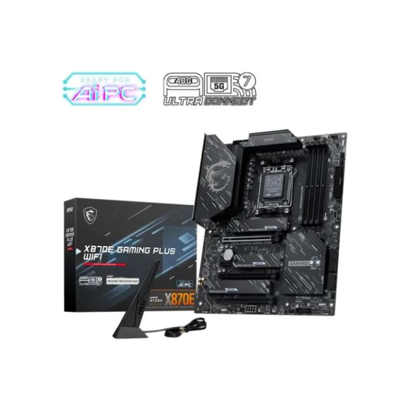 MSI MB Sc AM5 X870E GAMING PLUS WIFI, AMD X870E, 4xDDR5, 1xHDMI, 1xUSB4, WI-FI (X870E GAMING PLUS WIFI)