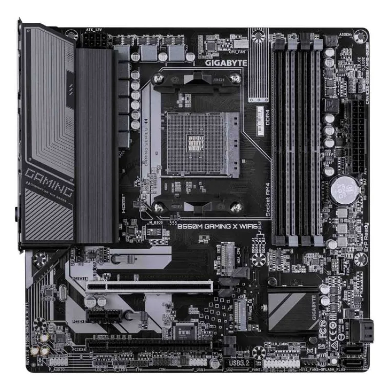 GIGABYTE MB Sc AM4 B550M GAMING X WIFI6, AMD B550, 1xHDMI, 1xDP, 4xDDR, mATX (B550M GAMING X WIFI6)