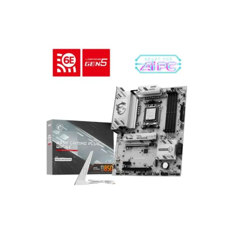 MSI MB Sc AM5 B850 GAMING PLUS WIFI6E, AMD B850, 4xDDR5, 1xDP, WiFi, ATX (B850 GAMING PLUS WIFI6E)