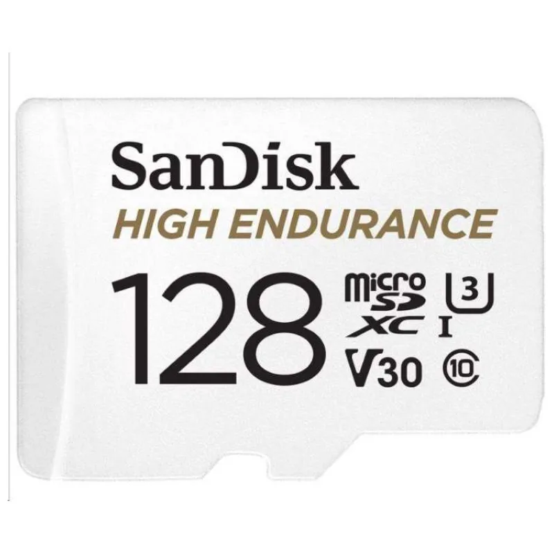 SanDisk High Endurance Video 128GB microSDXC / CL10 / UHS-3 V30 / vč. adaptéru (SDSQQNR-128G-GN6IA)