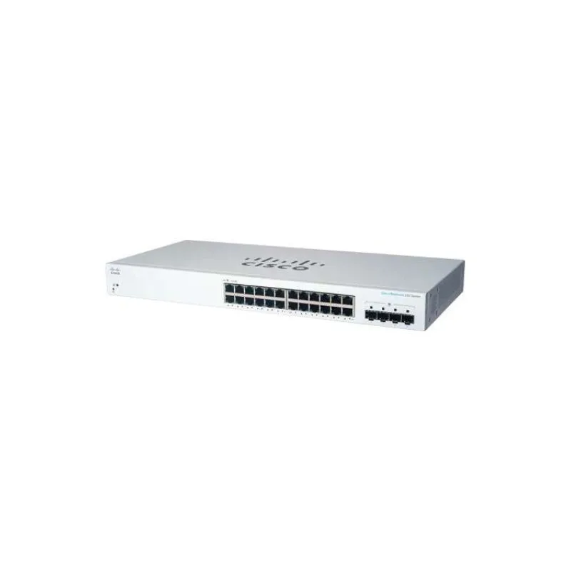 Cisco switch CBS220-24T-4G (24xGbE,4xSFP,fanless) - REFRESH (CBS220-24T-4G-EU-RF)