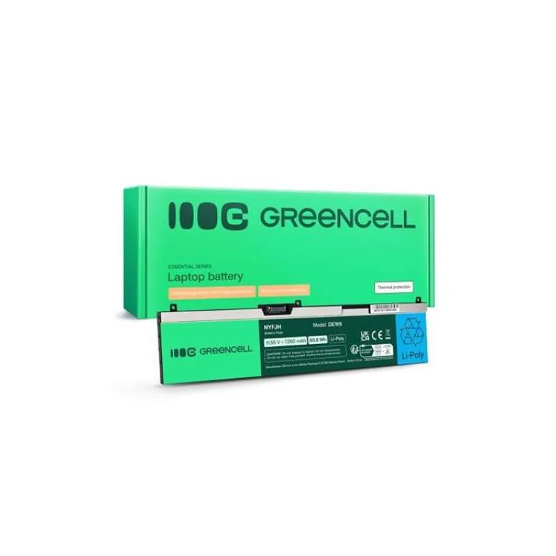 Green Cell Baterie NYFJH-6C 0NYFJH 0RY3F9 0VRX0J pro notebooky Dell Precision 15 7530 7540 7740 (DE165)