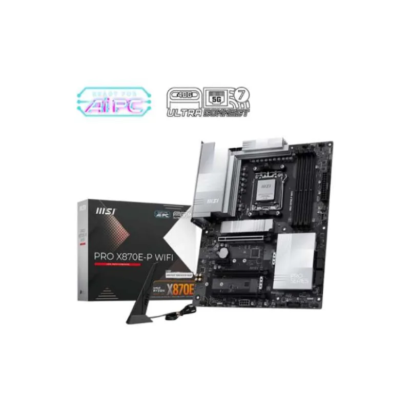 MSI MB Sc AM5 PRO X870E-P WIFI, AMD X870E, 4xDDR5, 1xHDMI, 1xUSB4, WI-FI (PRO X870E-P WIFI)