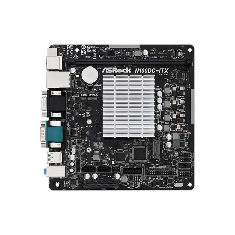 ASRock MB Alder Lake-N N100DC-ITX, Intel N100, 1xDDR4, 1xHDMI, 1xVGA, mITX (N100DC-ITX)