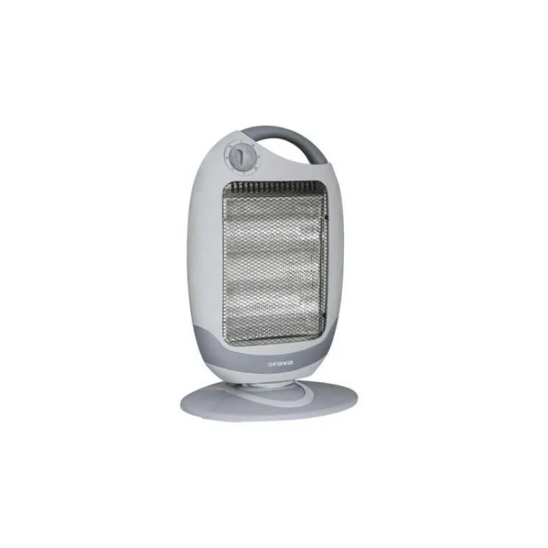 Orava HO-82 halogenový ohřívač, 1200 W, 3 úrovně, oscilace, 18 m2, rukojeť pro přenos, šedá (HO-82)
