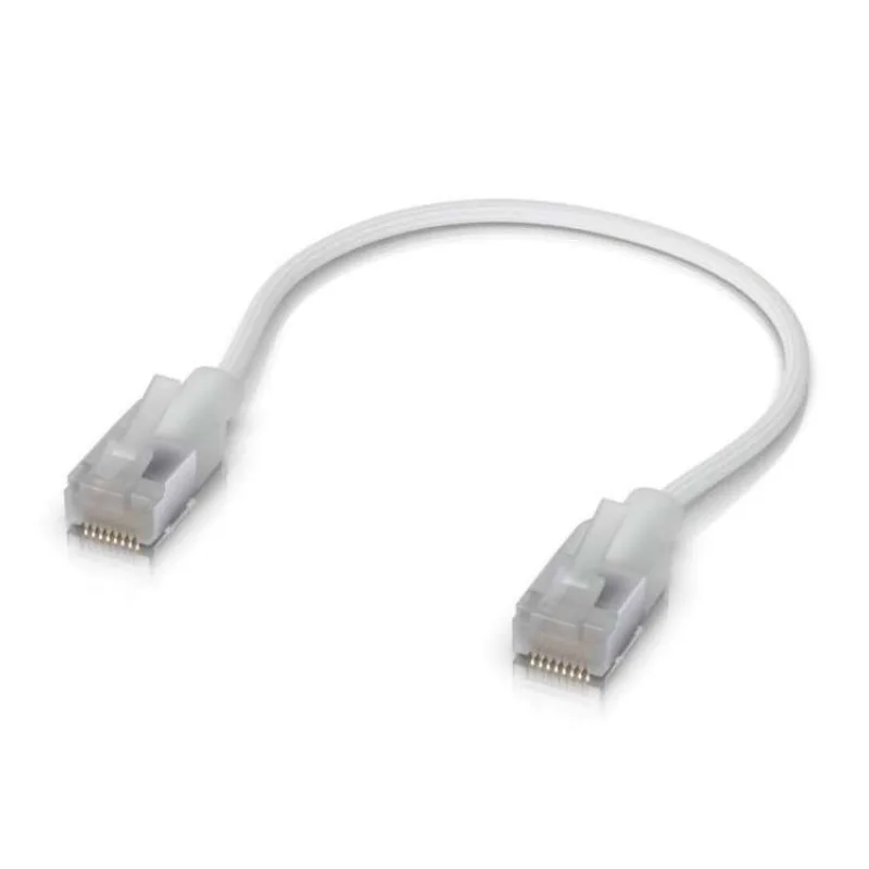 UBNT UniFi Premium Patch kabel, Etherlighting, Cat6a, 0,15m, 24 kusů (UACC-Cable-Patch-EL-C6A-0.15M-W-24)