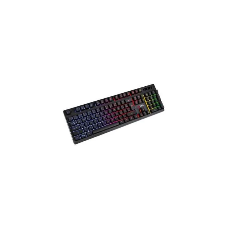 C-TECH Polomechanická herní klávesnice Iris (GKB-08), casual gaming, CZ/SK, duhové podsvícení, USB (GKB-08)