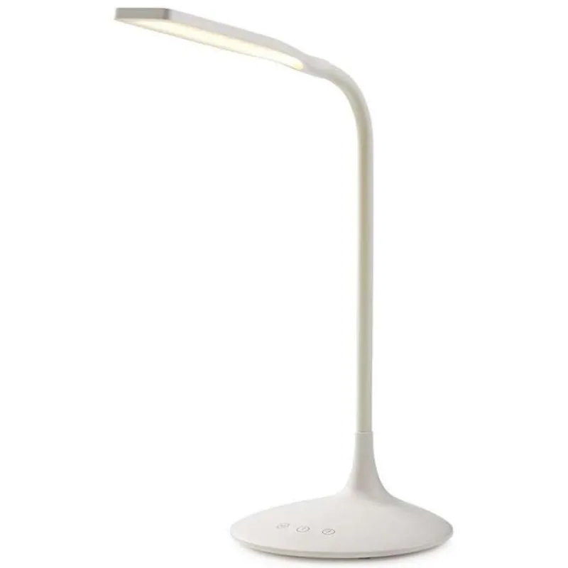 NEDIS LED lampička/ dobíjecí/ 5VDC/ dotykové funkce/ přirozená, studená, teplá bílá/ stmívatelná/ 250 lm/ bílá (LTLG3M1WT2)