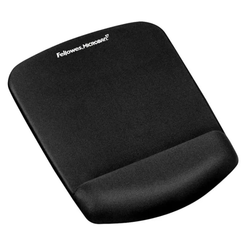 Podložka pod myš a zápästie Fellowes PlushTouch čierna (FELFERGWMPADPTN)