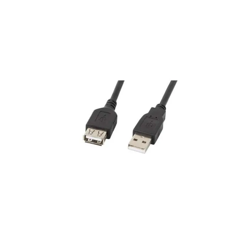 LANBERG USB-A M / F 2.0 kabel 1,8m, černý (CA-USBE-10CC-0018-BK)