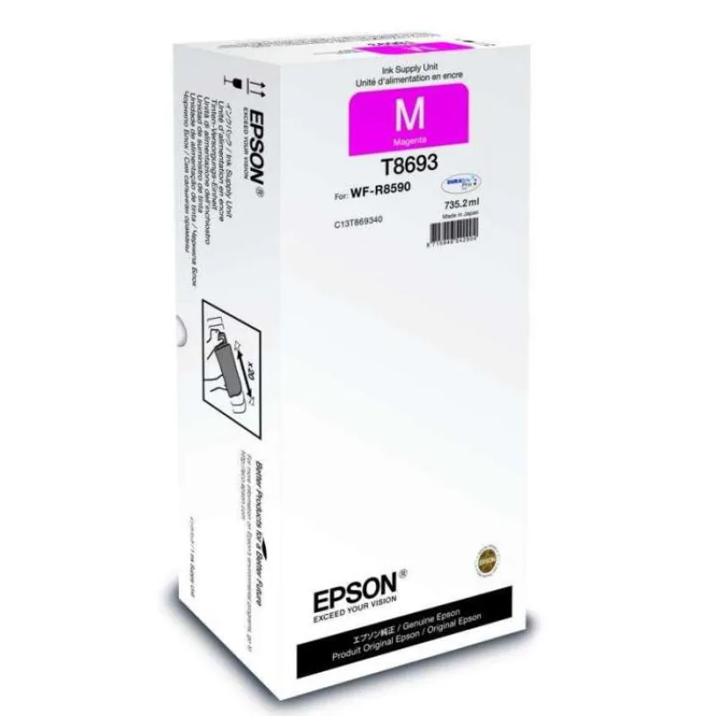 Epson atrament WF-R8000 series magenta XXL - 735.2ml (C13T869340)
