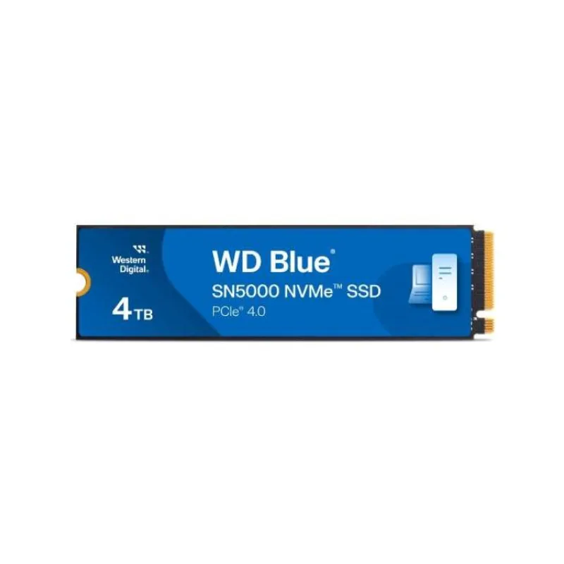 WD Blue SN5000 SSD 4TB M.2 NVMe Gen4 5500/5000 MBps (WDS400T4B0E)