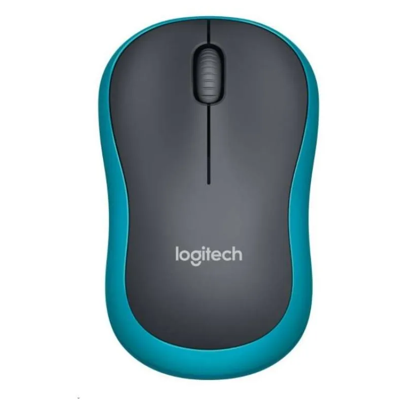 Logitech M185 - bezdrôtová myš - modrá (910-002236)