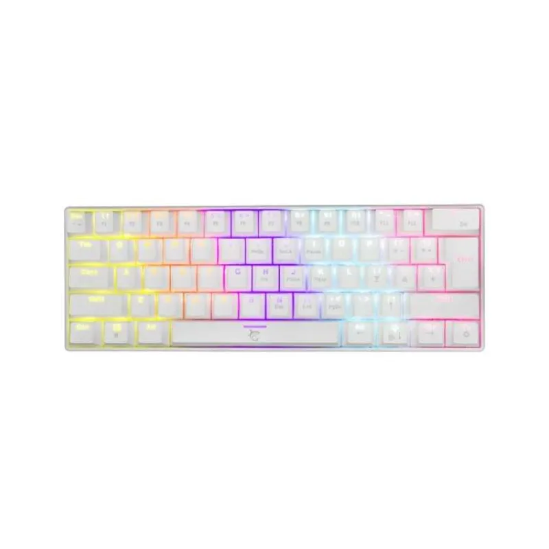 White Shark Mechanical gaming keyboard SHINOBI 2, US, brown switch, white (SHINOBI-2-W-US-BROWN)