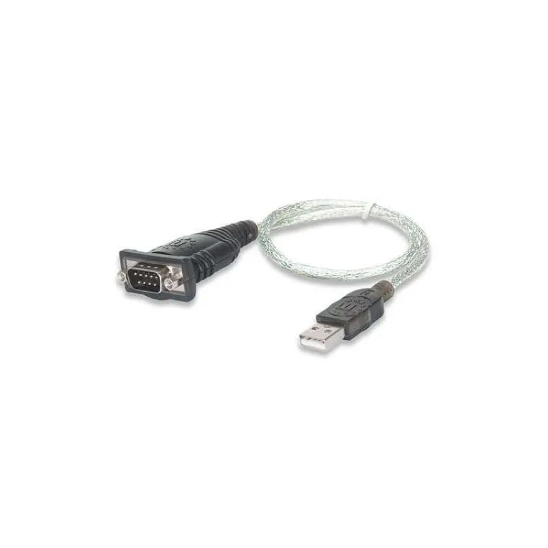 MANHATTAN prevodník USB na sériový port (USB AM / DB9M, RS232), blister (205146)