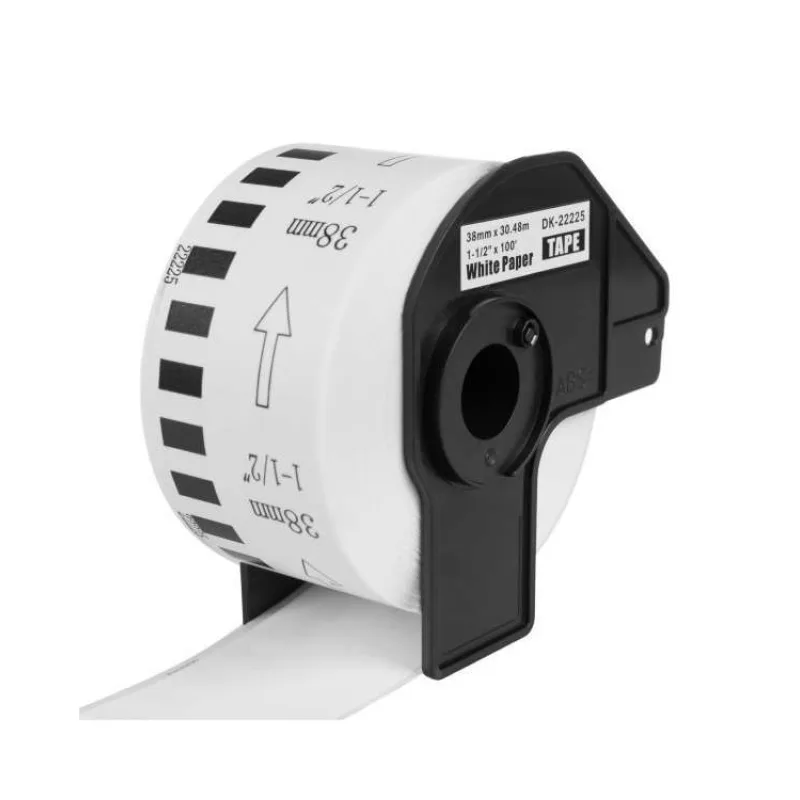 PRINTLINE kompatibilní etikety s Brother DK-22225, bílá papírová role 38 x 30,48m (PLLB18)