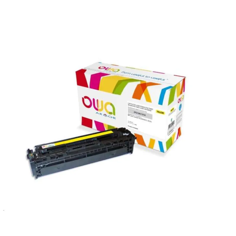 OWA Armor toner pre HP Color Laserjet Pro 200 M251, M276, 1800 strán, CF212A, žltá/žltá (K15595OW)