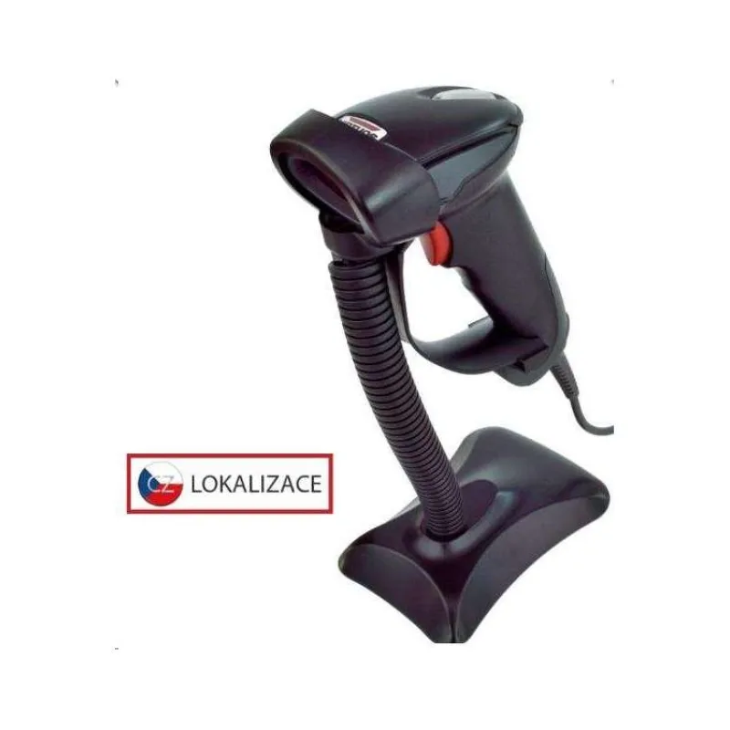 Laserová čítačka Virtuos HT-900A, USB (emulácia klávesnice/RS232), čierna (EH02G0004)