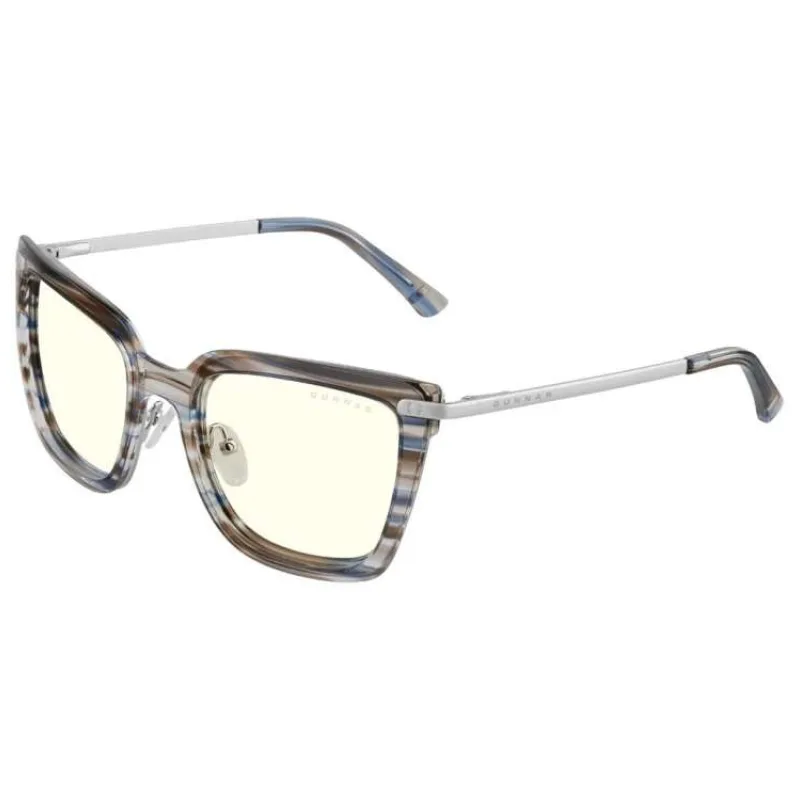 GUNNAR kancelářske/herní brýle KAIA BLUE RIBBON čirá skla BLF 35 GUNNAR focus (KAI-03309)