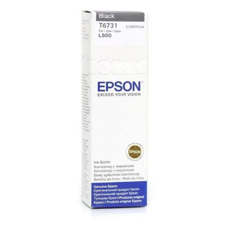 Epson inkoustová náplň/ C13T67314A/ FOTO L800/ 70ml/ Černá (C13T67314A)