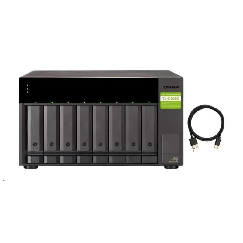 QNAP TL-D800C - úložná jednotka JBOD USB 3.2 (8x SATA), desktop (TL-D800C)
