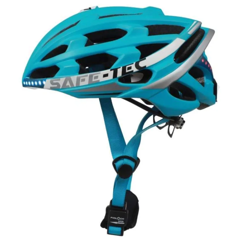 SAFE-TEC Chytrá Bluetooth helma/ Repro/ TYR 2 Turquoise XL (2003-078)