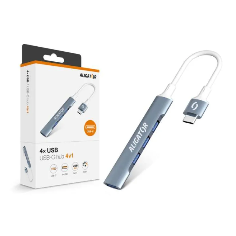 Aligator Hub USB-C / 4x USB (AHUB002)
