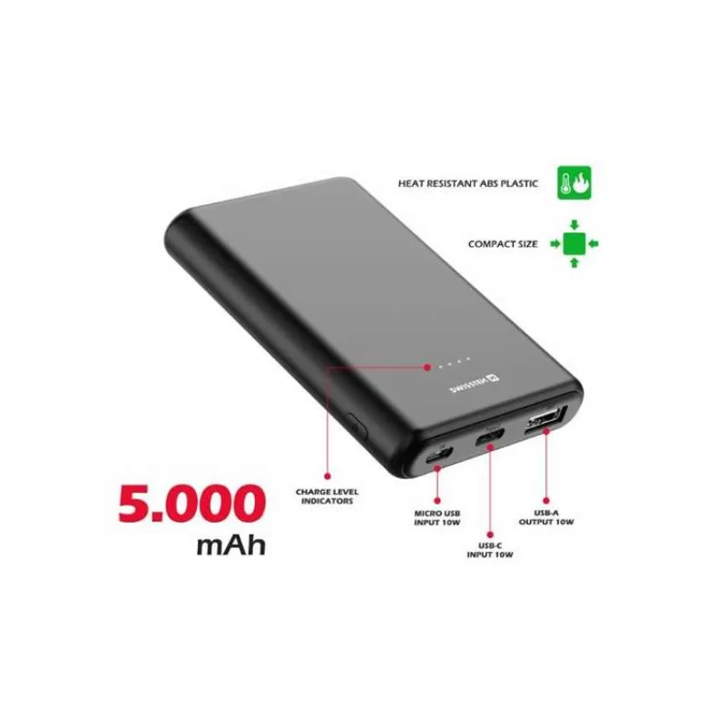SWISSTEN POWER LINE POWER BANK 5000 mAh (22013910)